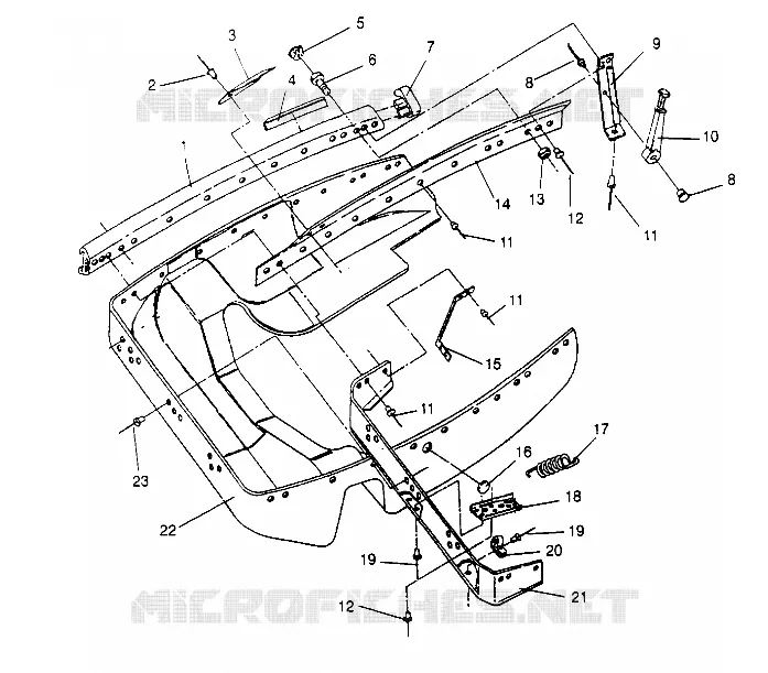 CARROSSERIE AVANT XLT 0950756, XLT SKS 0950556,  XLT SKS EURO E950556   XLT (4928842884A010)