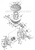 CARTERS MOTEUR AND CYLINDRE XPLORER 300 W97CC28C (4939813981C013)