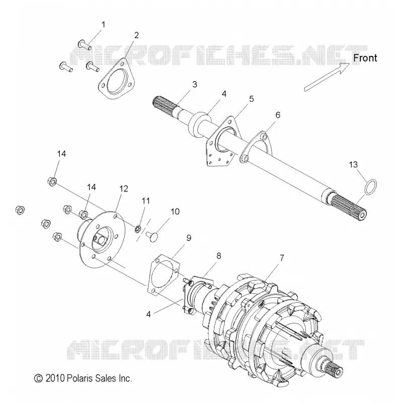 SYSTÈME DE TRANSMISSION, JACKSHAFT AND ARBRE DE TRANSMISSION