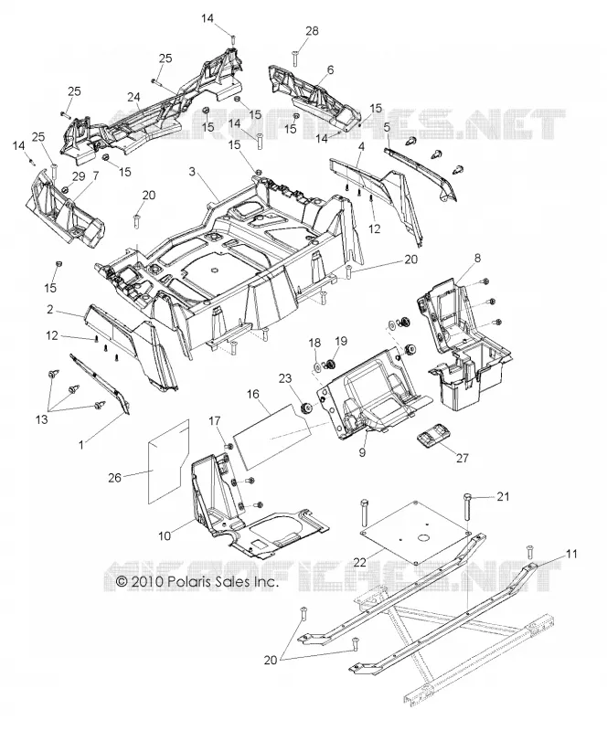 PORTE BAGAGES ARRIERE AND FENDERS