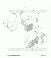 ELECTRICITE, E.S. BATTERY/BOX AND CABLES