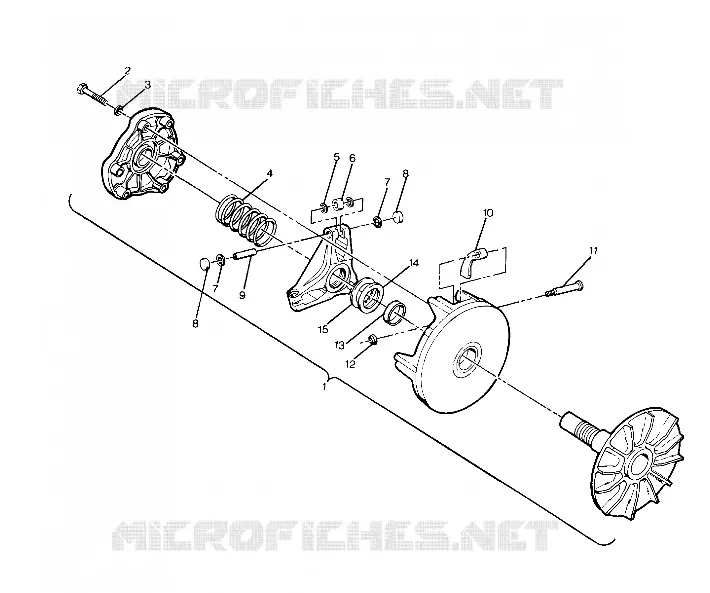 EMBRAYAGE DE TRANSMISSION ASSEMBLY (4916331633023A)