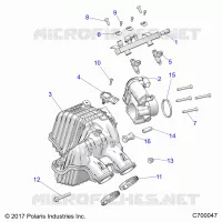 ENGINE, PRISE D'AIR MANIFOLD