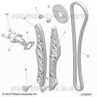 CHAINE DE DISTRIBUTION AND TENSIONER