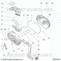 SYSTÃˆME DE TRANSMISSION, CLUTCH COVER AND DUCTING