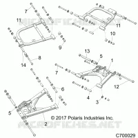 SUSPENSION ARRIERE CONTROL ARMS
