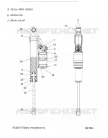 SUSPENSION, AMORTISSEUR ARRIERE TRACK