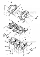 CARTERS MOTEUR ASSEMBLY SLT 750 B944170 (4925942594023A)