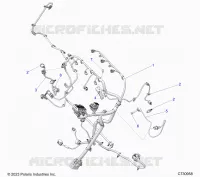 ELECTRICITE, WIRE HARNESS, ENGINE