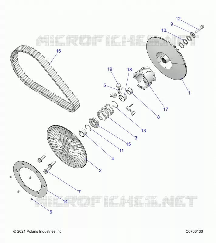 SYSTÃˆME DE TRANSMISSION, SECONDARY CLUTCH