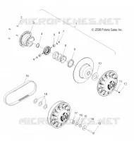 SYSTÈME DE TRANSMISSION, SECONDARY CLUTCH