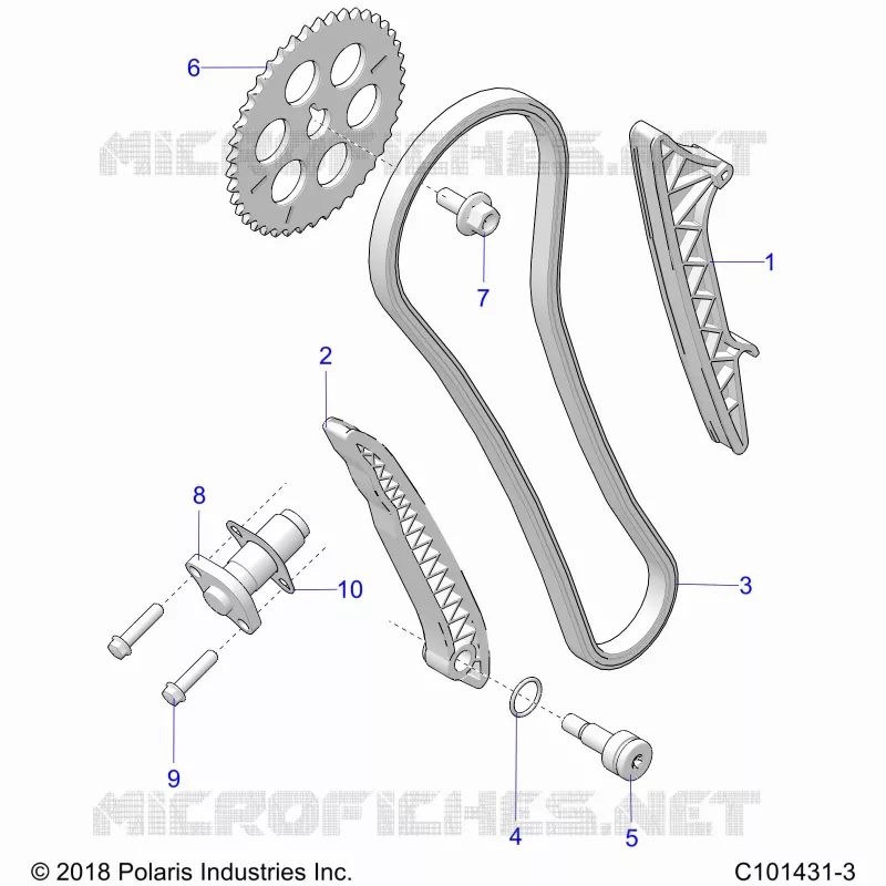 CHAINE DE DISTRIBUTION AND TENSIONER