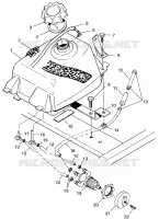 CARBURANT TANK XPLORER 400L W98CC38C (4945414541A013)
