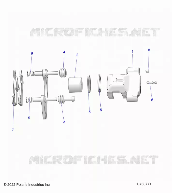 FREIN AVANT CALIPER
