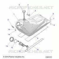 SYSTÃˆME D'ALIMENTATION, FUEL TANK ASM.