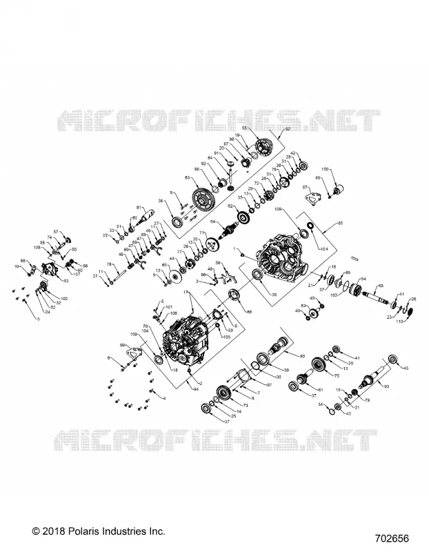 DRIVE TRAIN, PONT PRINCIPAL INTERNALS (FROM 9/30/2019)