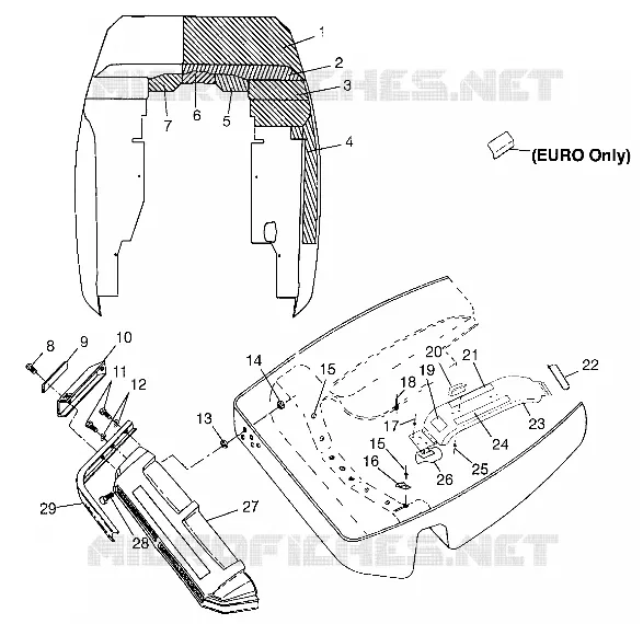 NOSEPAN 700 XC 0981766 and EUROPEAN 700 XC E981766 (4944154415A008)
