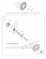 SYSTÈME DE TRANSMISSION, SECONDARY CLUTCH