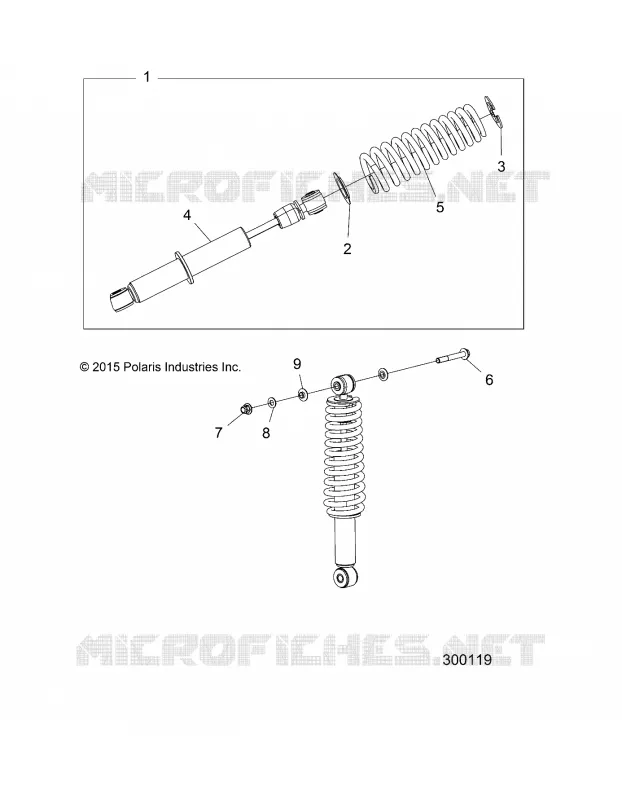 SUSPENSION ARRIERE, SHOCKS, XD