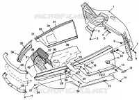 CARROSSERIE AVANT 500 EFI 0942774 and EFI SKS 0942574 (4924982498003A)