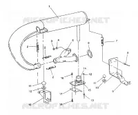 ECHAPPEMENT 500 EFI / 0930674 and  500 EFI SKS / 0930574 (4922962296026A)