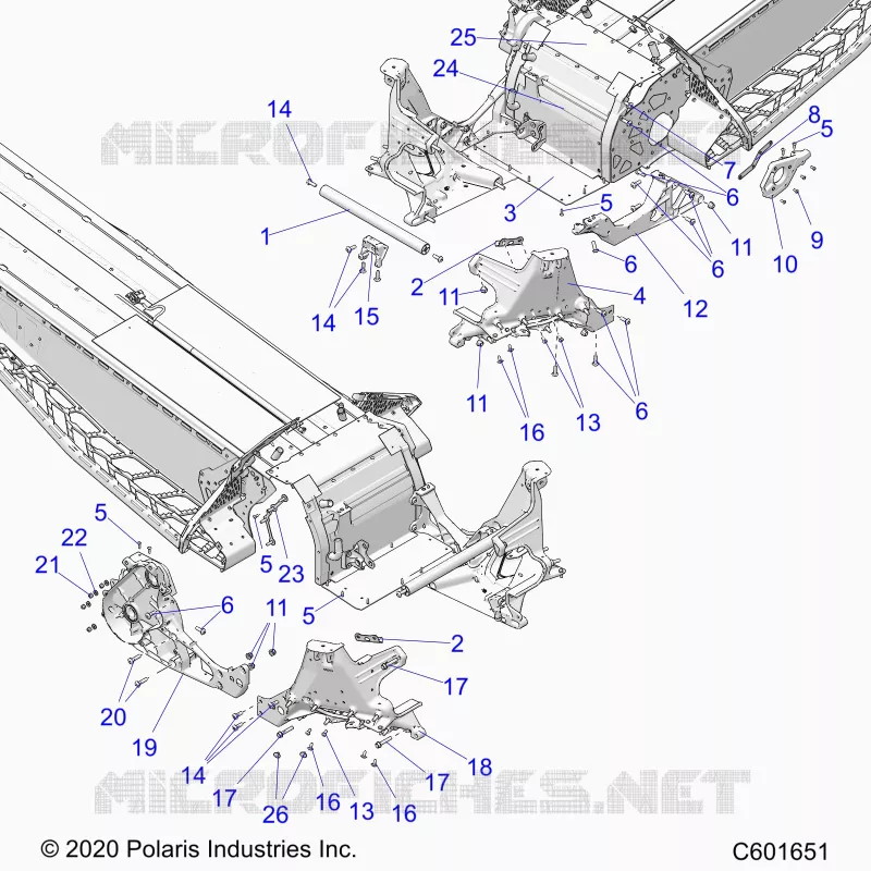 CHASSIS, BULKHEAD ASM.