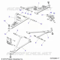 SUSPENSION AVANT CONTROL ARMS