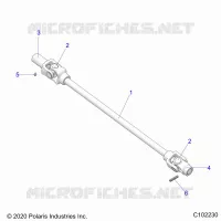 SYSTÃˆME DE TRANSMISSION, FRONT PROP SHAFT