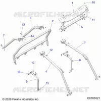 CHASSIS, CAB CADRE