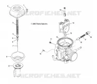 MOTEUR, CARBURATEUR, UPPER