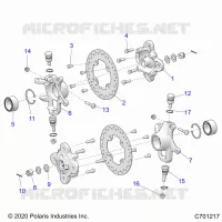 SUSPENSION AVANT HUB