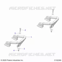 CARROSSERIE ARRIERE RACK, HANDGRIPS