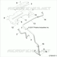 REFROIDISSEMENT HOSES AND SHROUDS