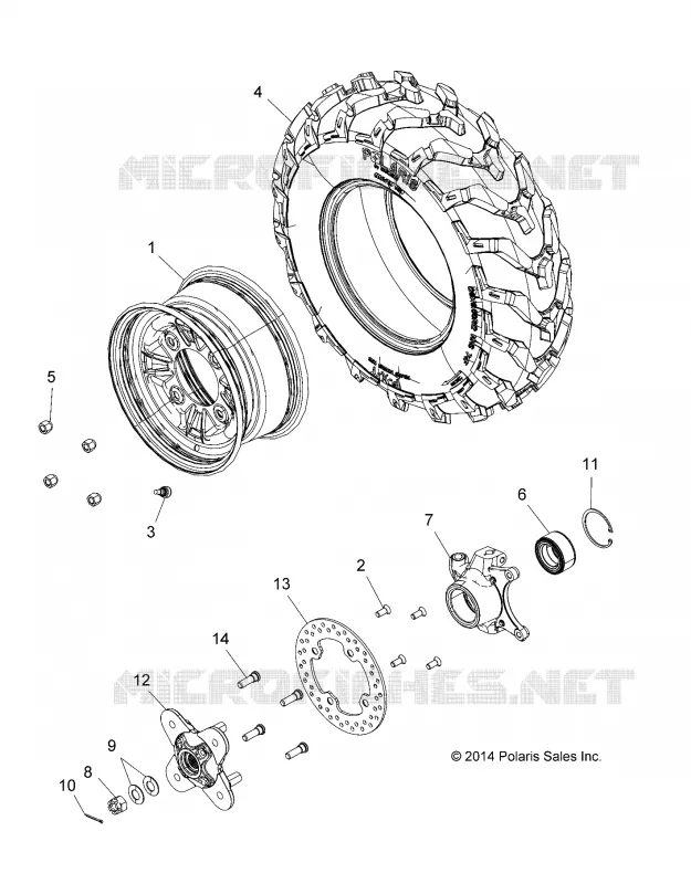 ROUES, FRONT