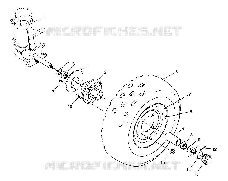 ROUE AVANT Sport 400L W948540 (4927232723B002)