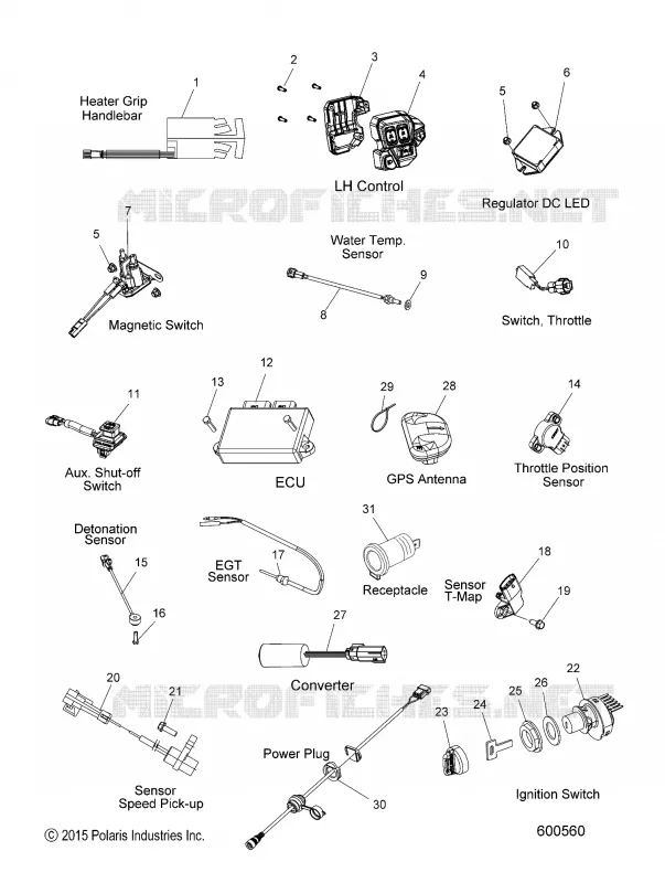 ELECTRICITE, SWITCHES, SENSORS AND COMPONENTS