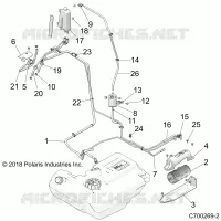 BODY, CARBURANT LINES, EVAP