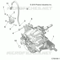 DRIVE TRAIN, MAIN SUPPORT PONT