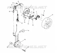 STATOR ASSEMBLY 500 EFI/0930674 and  500 EFI SKS/0930574 (4922962296036A)
