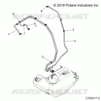 BODY, CARBURANT LINES, STD. 