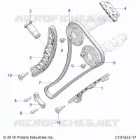 CHAINE DE DISTRIBUTION AND SPROCKET