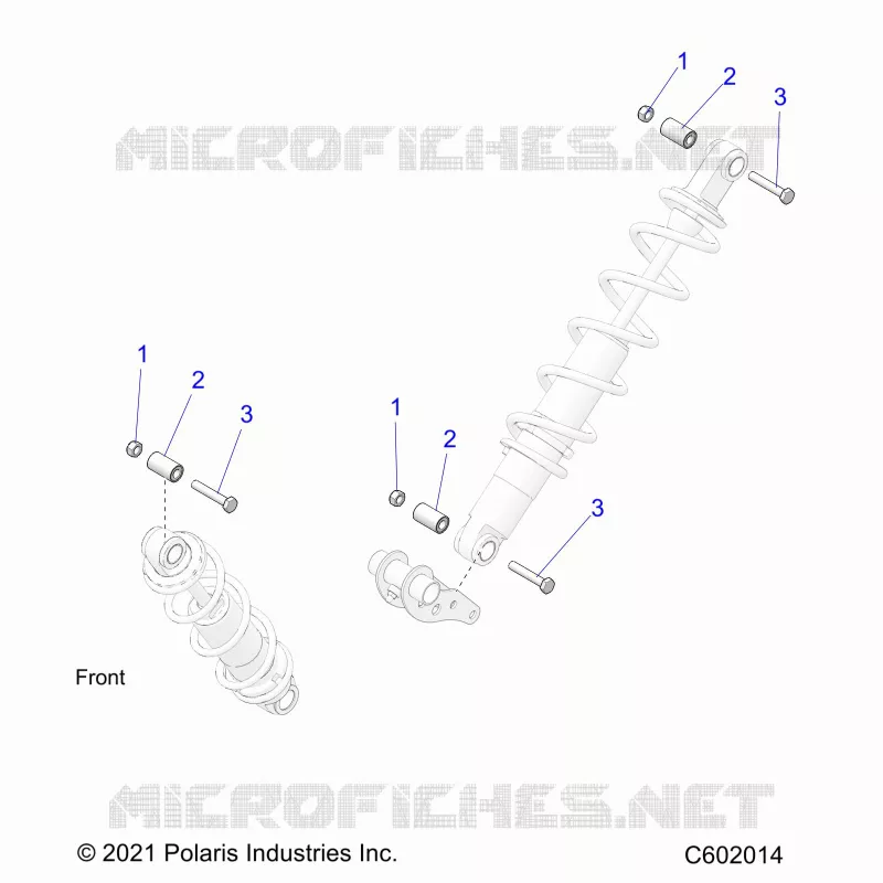 SUSPENSION, SUPPORT AMORTISSEUR , REAR SUSP.