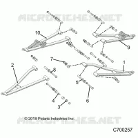SUSPENSION AVANT CONTROL ARMS