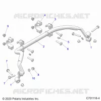 SUSPENSION, REAR BARRE STABILISATRICE