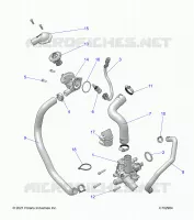 MOTEUR, WATERPUMP AND BYPASS