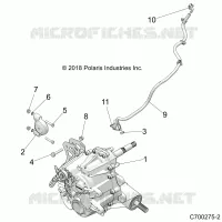DRIVE TRAIN, MAIN SUPPORT PONT
