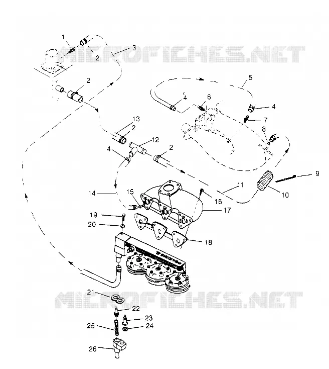 SYSTÈME DE REFROIDISSEMENT SLT 750 B954170 (4930563056B008)