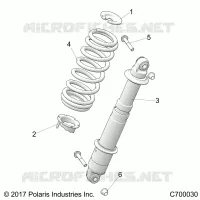 SUSPENSION ARRIERE SHOCK MOUNTING
