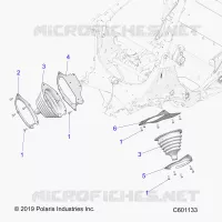 CHASSIS, TIE ROD BOOT ASM.