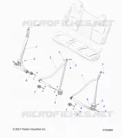 SIEGE BELT MOUNTING, REAR